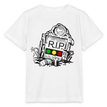 Feu tricolore reposer en toute tranquillité RIP - T-shirt bio MINI CREATOR Stanley/Stella Enfant - blanc - Devant - Maike (125cm)