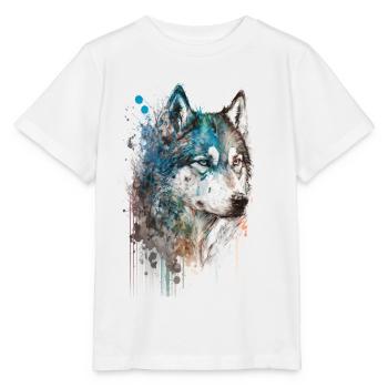 Siberian Husky 2 - Stanley/Stella Kinder T-Shirt MINI CREATOR  - Weiß - Vorne - Maike (125cm)