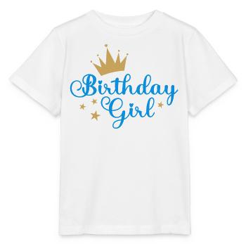 fille d’anniversaire - T-shirt bio MINI CREATOR Stanley/Stella Enfant - blanc - Devant - Maike (125cm)