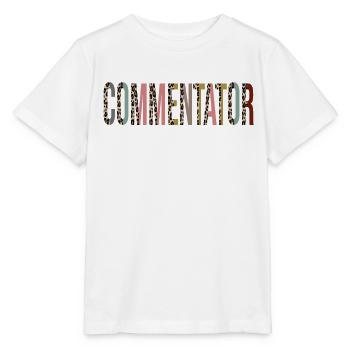 Commentator - Stanley/Stella MINI CREATOR Kids’ T-Shirt - white - Front - Maike (125cm)