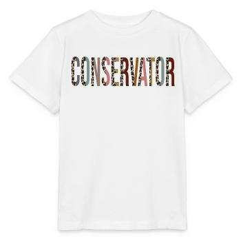 Conservateur - T-shirt bio MINI CREATOR Stanley/Stella Enfant - blanc - Devant - Maike (125cm)
