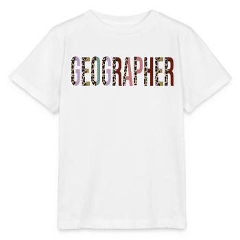 Geographer - Stanley/Stella MINI CREATOR Kids’ T-Shirt - white - Front - Maike (125cm)