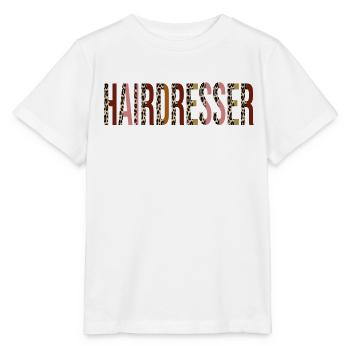 Frisör - Stanley/Stella Kinder T-Shirt MINI CREATOR  - Weiß - Vorne - Maike (125cm)