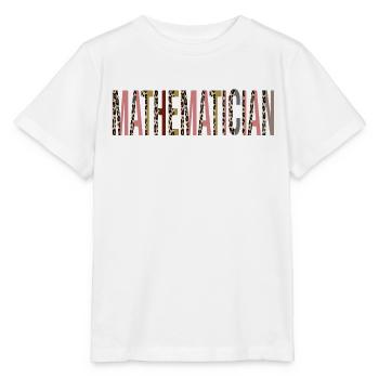 Mathématicien - T-shirt bio MINI CREATOR Stanley/Stella Enfant - blanc - Devant - Maike (125cm)