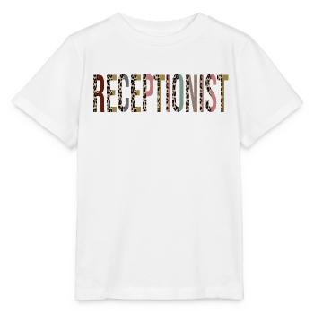 Réceptionniste - T-shirt bio MINI CREATOR Stanley/Stella Enfant - blanc - Devant - Maike (125cm)