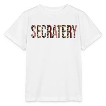 Sécréterie - T-shirt bio MINI CREATOR Stanley/Stella Enfant - blanc - Devant - Maike (125cm)