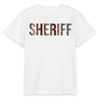 Sheriff - Stanley/Stella Kinder T-Shirt MINI CREATOR  - Weiß - Vorne - Maike (125cm)