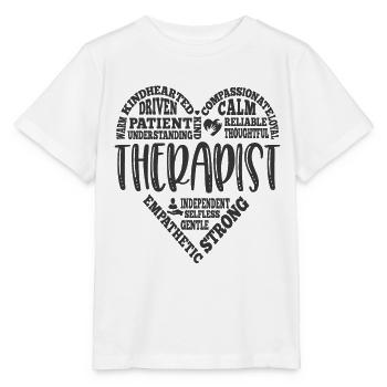 Therapeut Herzzitate - Stanley/Stella Kinder T-Shirt MINI CREATOR  - Weiß - Vorne - Maike (125cm)