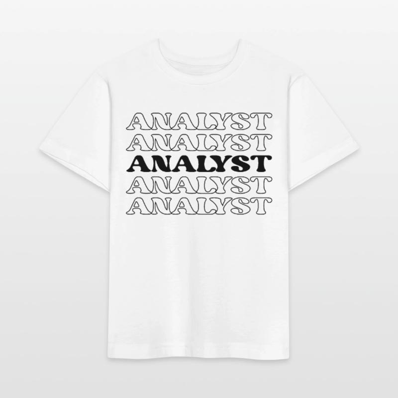 Analyste, Comptable, Data Scientist, Feuille de calcul T-shirt bio MINI CREATOR Stanley/Stella Enfant