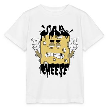 Dire fromage - T-shirt bio MINI CREATOR Stanley/Stella Enfant - blanc - Devant - Maike (125cm)