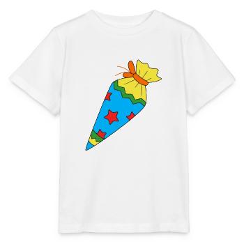 Sac d’école pour la scolarisation - T-shirt bio MINI CREATOR Stanley/Stella Enfant - blanc - Devant - Maike (125cm)