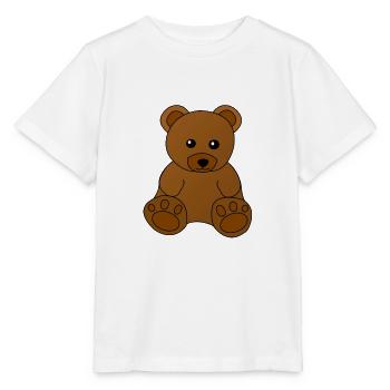 Teddy teddy bear bear children - Stanley/Stella MINI CREATOR Kids’ T-Shirt - white - Front - Maike (125cm)