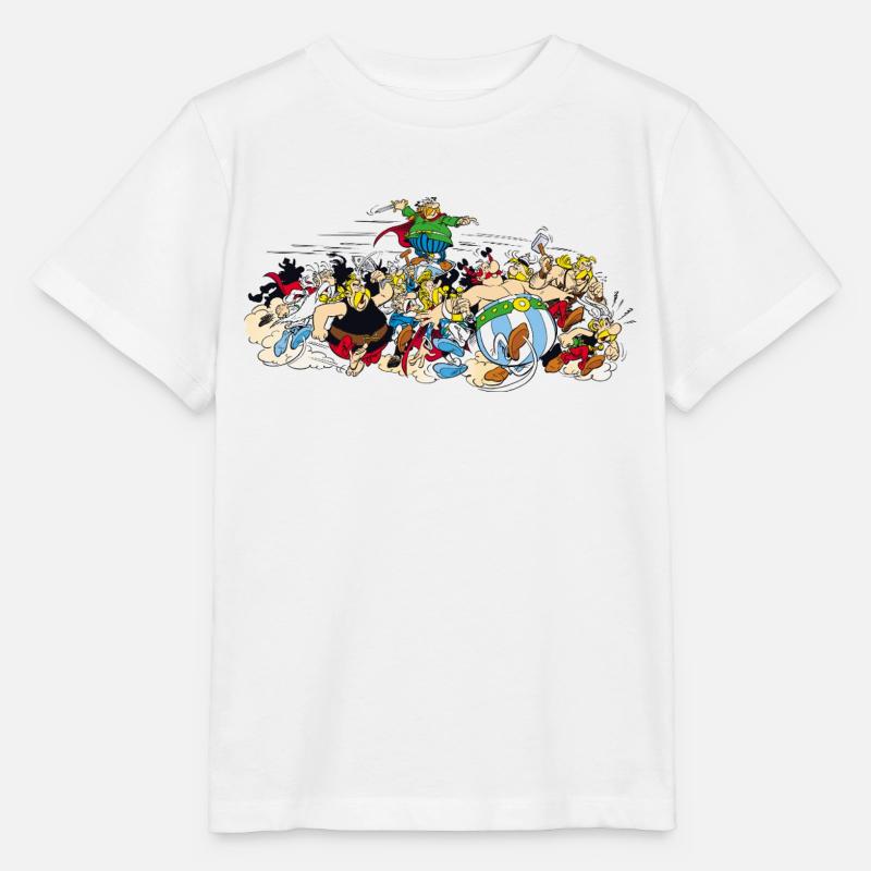 Astérix - Attaque! - T-shirt bio MINI CREATOR Stanley/Stella Enfant - blanc