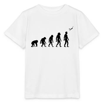 segelflug evolution Segelflug segeln Geschenk - Stanley/Stella Kinder T-Shirt MINI CREATOR  - Weiß - Vorne - Maike (125cm)