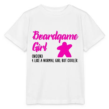 boardgame girl - Stanley/Stella Kinder T-Shirt MINI CREATOR  - Weiß - Vorne - Maike (125cm)