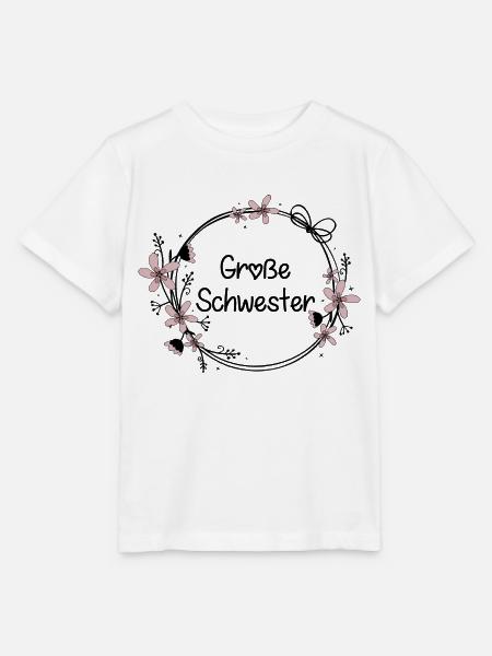 Große Schwester - Stanley/Stella Kinder T-Shirt MINI CREATOR  - Weiß