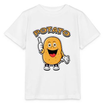 pommes de terre - T-shirt bio MINI CREATOR Stanley/Stella Enfant - blanc - Devant - Maike (125cm)