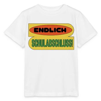 Schulabschluss 2024, Schulabschluss T Shirt, - Stanley/Stella Kinder T-Shirt MINI CREATOR  - Weiß - Vorne - Maike (125cm)