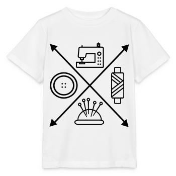 couture - T-shirt bio MINI CREATOR Stanley/Stella Enfant - blanc - Devant - Maike (125cm)