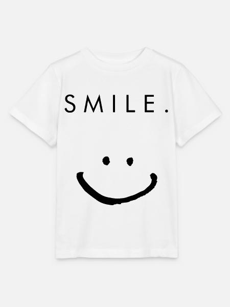 smile - Stanley/Stella Kinder T-Shirt MINI CREATOR  - Weiß