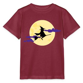 Witch - Stanley/Stella MINI CREATOR Kids’ T-Shirt - burgundy - Front - Kain (125cm)