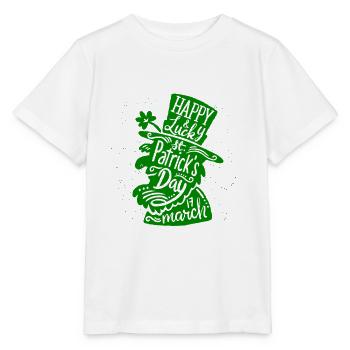 Happy St Patricks Day - Stanley/Stella MINI CREATOR Kids’ T-Shirt - white - Front - Maike (125cm)