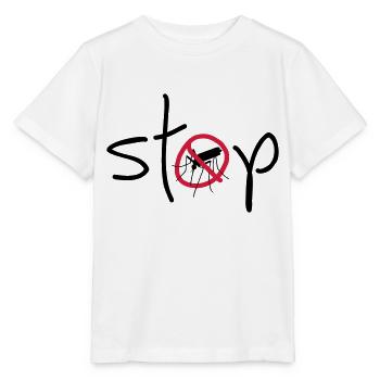 Stoppen Sie Malaria, Zika oder Dengue-Fieber. Virus, Mücken beißen. - Stanley/Stella Kinder T-Shirt MINI CREATOR  - Weiß - Vorne - Maike (125cm)