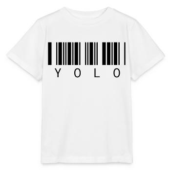 YOLO - You only live once - Stanley/Stella Kinder T-Shirt MINI CREATOR  - Weiß - Vorne - Maike (125cm)