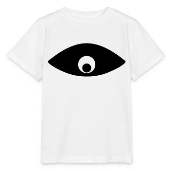 Eye watching you - Stanley/Stella MINI CREATOR Kids’ T-Shirt - white - Front - Maike (125cm)