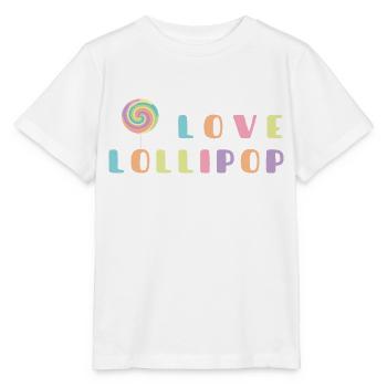 Love Lollipop - Stanley/Stella MINI CREATOR Kids’ T-Shirt - white - Front - Maike (125cm)