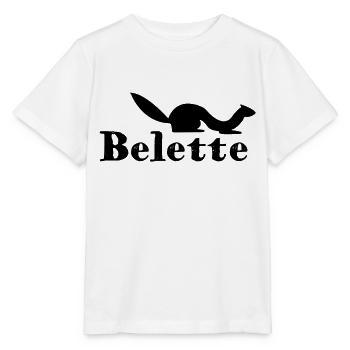 T-shirt Belette simple - T-shirt bio MINI CREATOR Stanley/Stella Enfant - blanc - Devant - Maike (125cm)