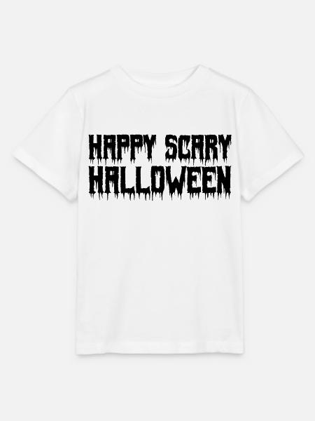 Glückliches gruseliges Halloween - Stanley/Stella Kinder T-Shirt MINI CREATOR - Weiß