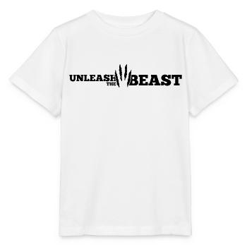 Unleash the Beast Bodybuilding Kratzspuren - Stanley/Stella Kinder T-Shirt MINI CREATOR  - Weiß - Vorne - Maike (125cm)