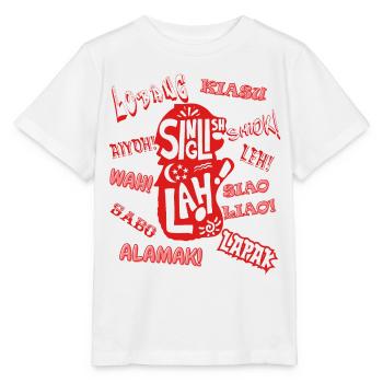 SINGAPUR SLANG, SINGLISH - Stanley/Stella Kinder T-Shirt MINI CREATOR  - Weiß - Vorne - Maike (125cm)