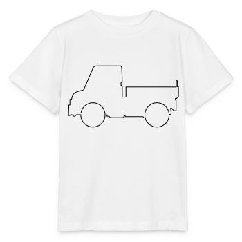 Truck Unimog Off-Road Outdoor Transport - Stanley/Stella MINI CREATOR Kids’ T-Shirt - white - Front - Maike (125cm)