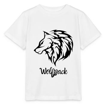 Wolf - Stanley/Stella Kinder T-Shirt MINI CREATOR  - Weiß - Vorne - Maike (125cm)