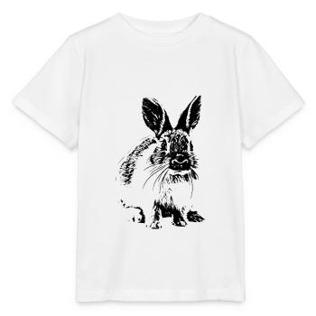 Lapin - T-shirt bio MINI CREATOR Stanley/Stella Enfant - blanc - Devant - Maike (125cm)