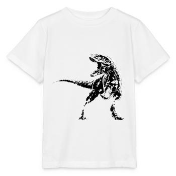 Tyrannosaurus Rex - Stanley/Stella Kinder T-Shirt MINI CREATOR  - Weiß - Vorne - Maike (125cm)