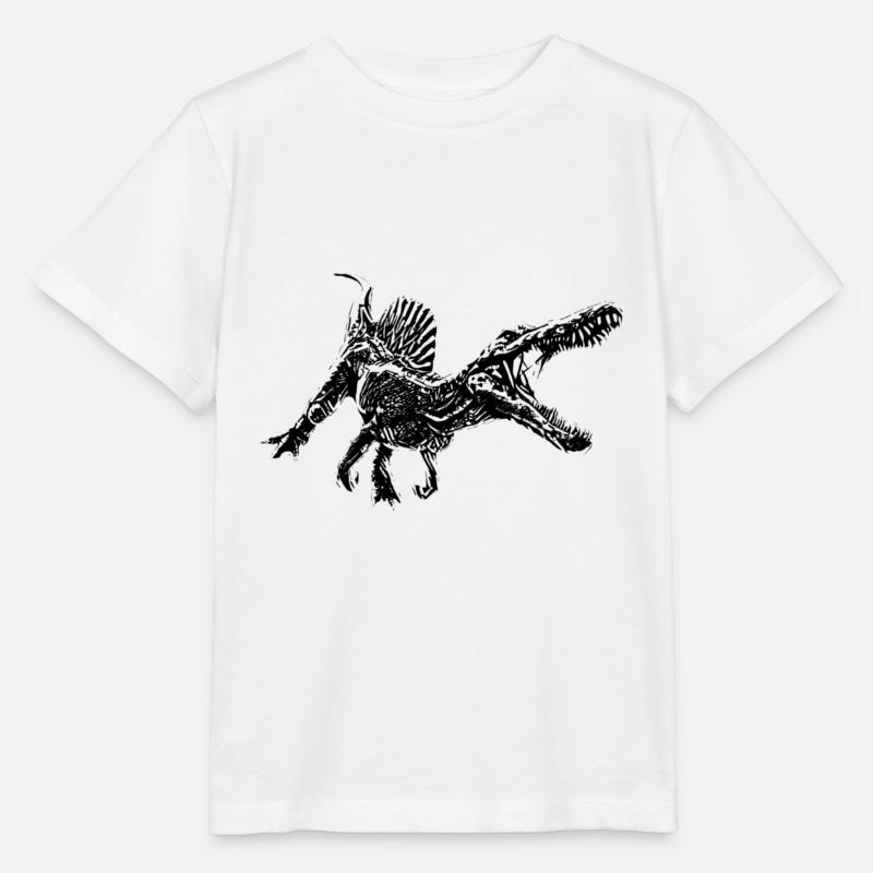 Spinosaurus - T-shirt bio MINI CREATOR Stanley/Stella Enfant - blanc