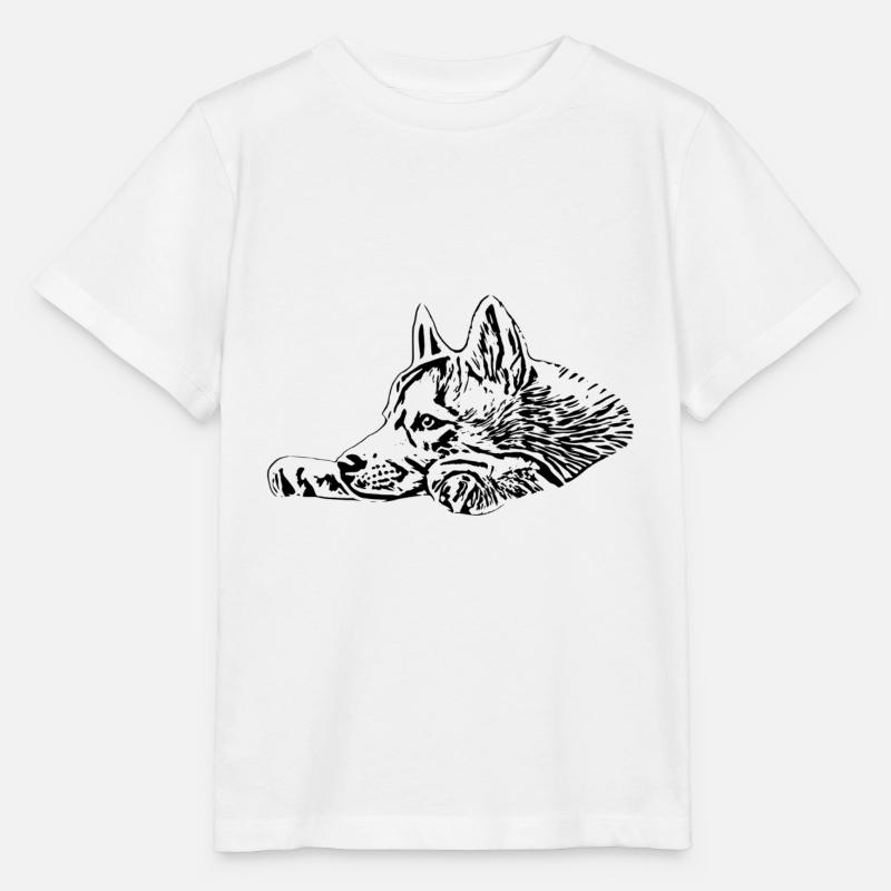Husky - T-shirt bio MINI CREATOR Stanley/Stella Enfant - blanc