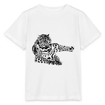 leopard - Stanley/Stella MINI CREATOR Kids’ T-Shirt - white - Front - Maike (125cm)