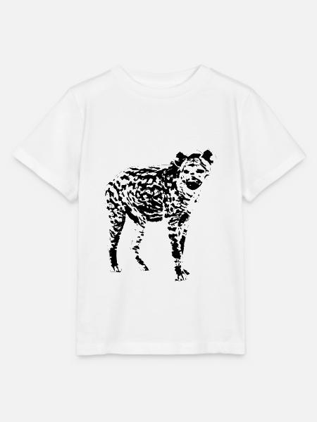 Hyäne - Stanley/Stella Kinder T-Shirt MINI CREATOR - Weiß