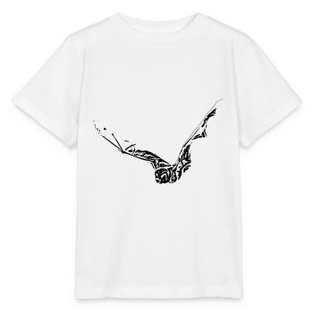 chauve-souris - T-shirt bio MINI CREATOR Stanley/Stella Enfant - blanc - Devant - Maike (125cm)