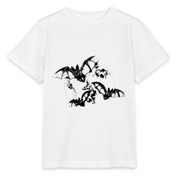 chauves-souris - T-shirt bio MINI CREATOR Stanley/Stella Enfant - blanc - Devant - Maike (125cm)