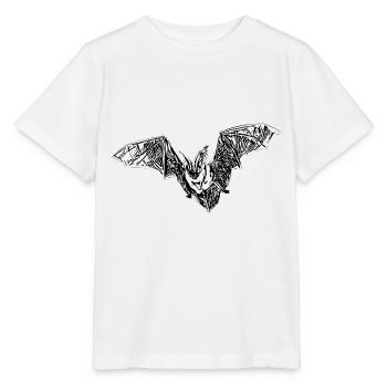 chauve-souris - T-shirt bio MINI CREATOR Stanley/Stella Enfant - blanc - Devant - Maike (125cm)