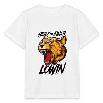 Herz einer Löwin - Stanley/Stella Kinder T-Shirt MINI CREATOR  - Weiß - Vorne - Maike (125cm)
