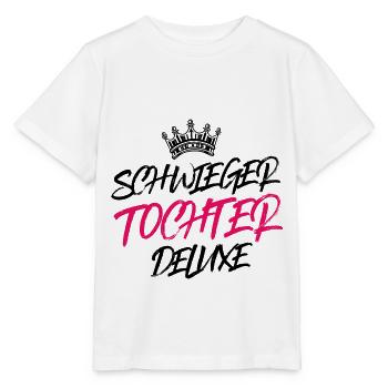 schwiegertochter deluxe krone - Stanley/Stella Kinder T-Shirt MINI CREATOR  - Weiß - Vorne - Maike (125cm)