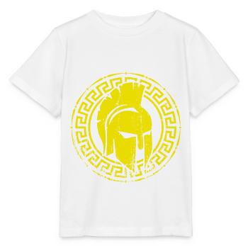 Spartan Fitness Logo Helmet Spartan - Stanley/Stella MINI CREATOR Kids’ T-Shirt - white - Front - Maike (125cm)