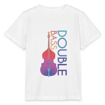 Kontrabass - Stanley/Stella Kinder T-Shirt MINI CREATOR  - Weiß - Vorne - Maike (125cm)