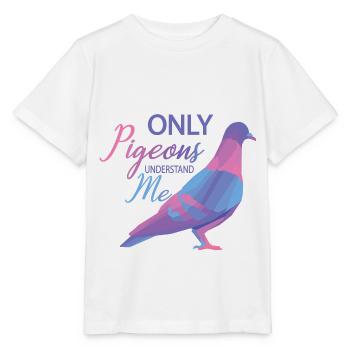Colombe - T-shirt bio MINI CREATOR Stanley/Stella Enfant - blanc - Devant - Maike (125cm)